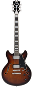 D'Angelico Premier Mini DC Brown Burst gitara elektryczna