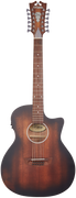 D'angelico Premier Fulton 12 LS Aged Mahogany - gitara elektroakustyczna 12-strunowa