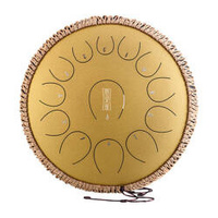Round tongue drum 14" 13 ton Hluru TY13-14-Gold