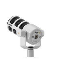 RODE PodMic White - Mikrofon Dynamiczny Podcast biały