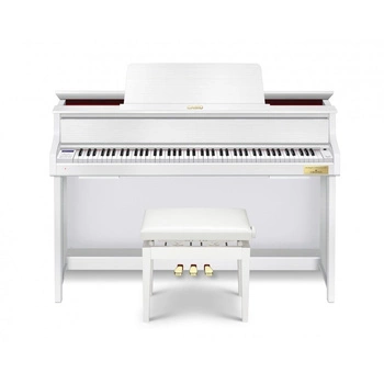 Pianino cyfrowe Casio GP-310 WE – luksusowe pianino hybrydowe 88 klawiszy, klawiatura młoteczkowa