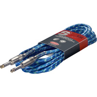 Stagg SGC-6-VT-BL - kabel instrumentalny 6m