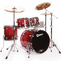 PREMIER GM 22-44 (CRF) • Premier Genista Maple Cherry Red Fade Shell Set
